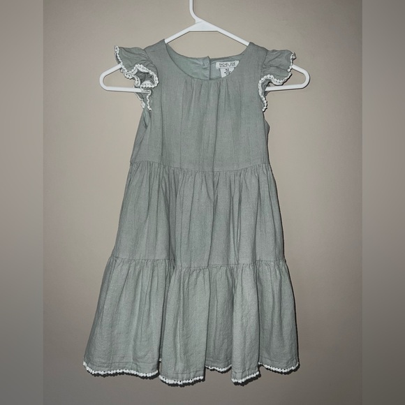 Rachel Zoe Other - Rachel Zoe Girls Sage Cotton Babydoll Cottagecore Boho Farmcore Dress - 6
